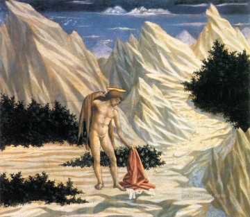 荒野の聖ヨハネ ルネッサンス ドメニコ・ヴェネツィアーノ Oil Paintings
